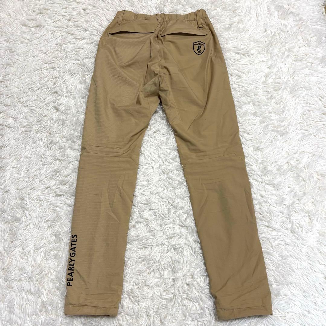 新作 パーリーゲイツ パンツ 蓄熱 ベージュ スキニー ゴルフウェア