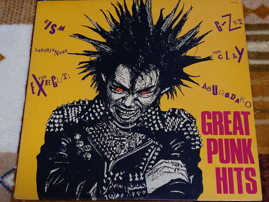 徳間ジャパン　GREAT PUNK HITS　LPレコード