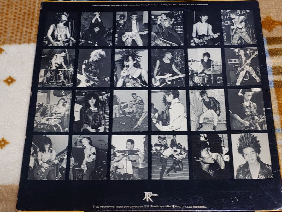 徳間ジャパン　GREAT PUNK HITS　LPレコード