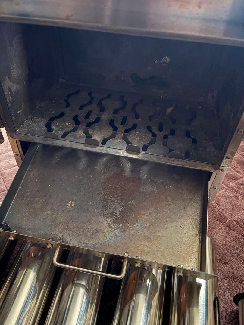 soomloom 二次燃焼ポータブル暖炉 VistaV ステンレス製薪ストーブ