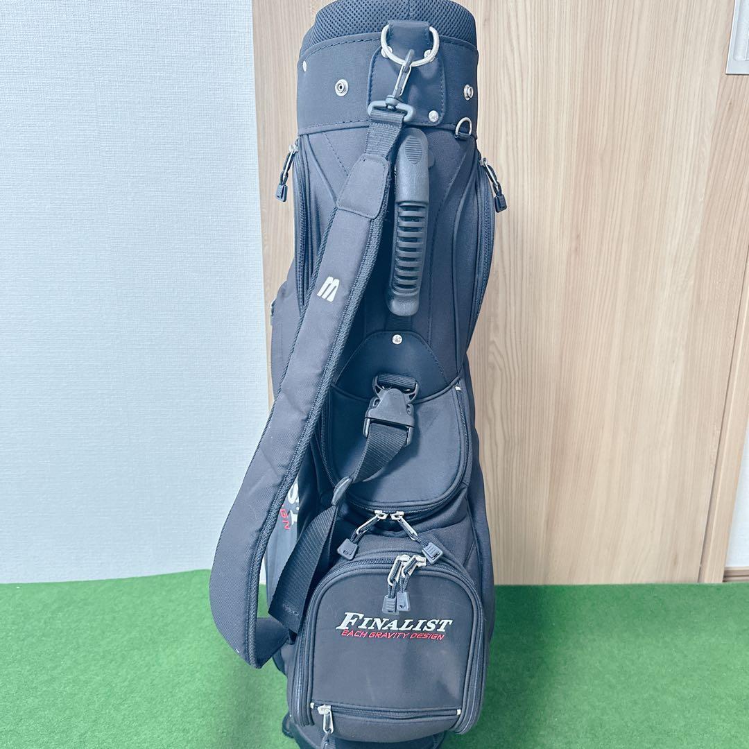美品 ミズノ キャディバッグ FINALIST 9.5型 7分割 ブラック 軽量